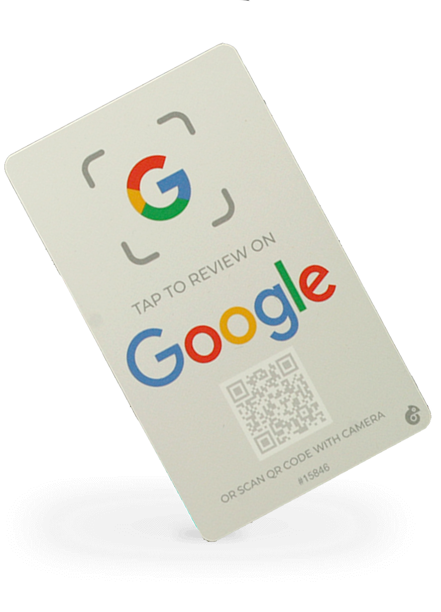 Contactless NFC Google Review Card