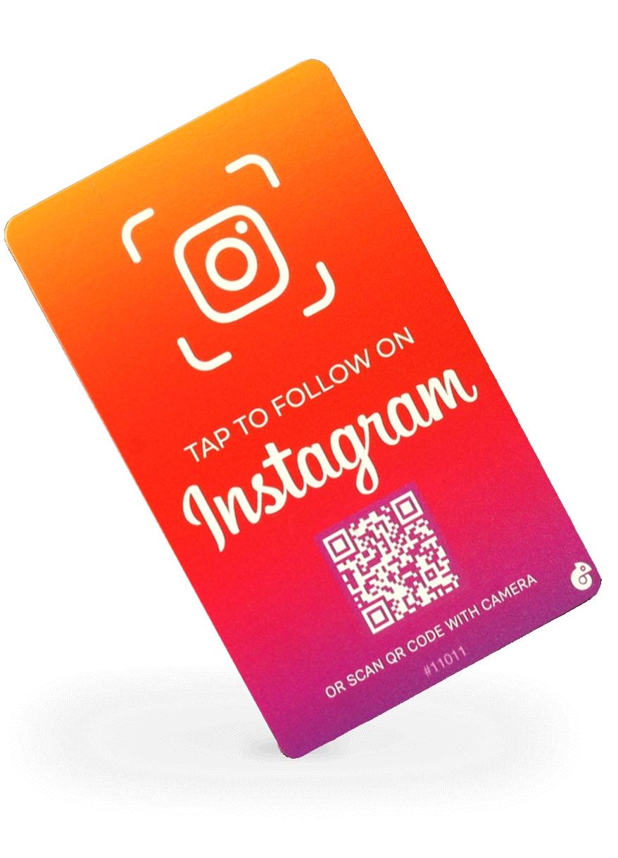 Contactless NFC Instagram Card