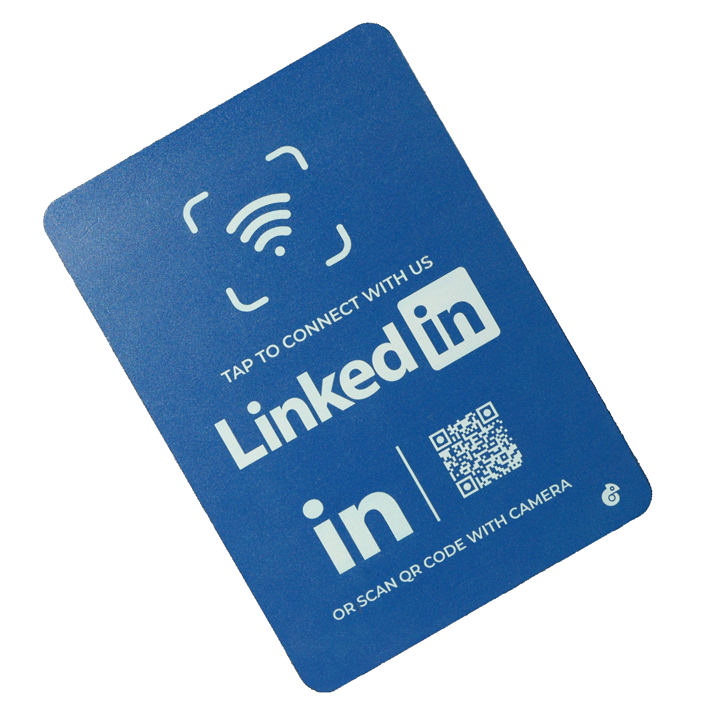 Contactless Linkedin Social Media A5 Foam Board Sign