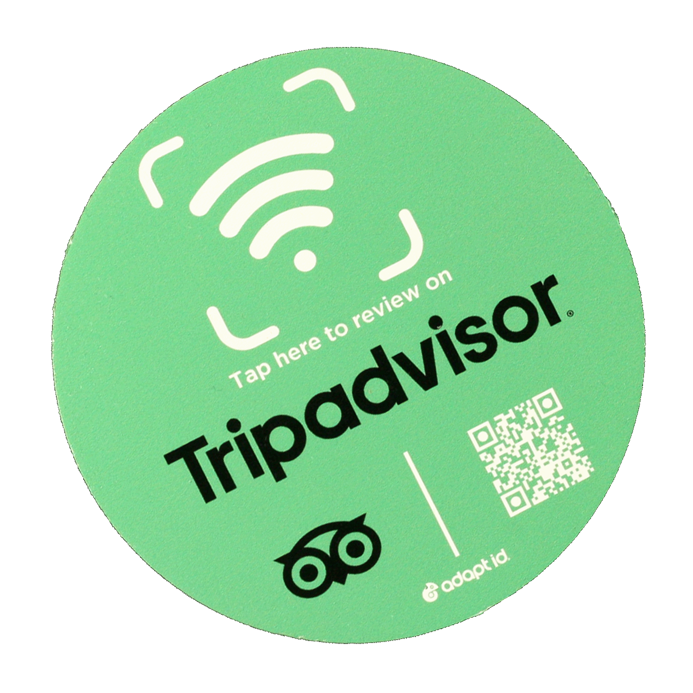 Contactless Tripadvisor Social Media Placemat