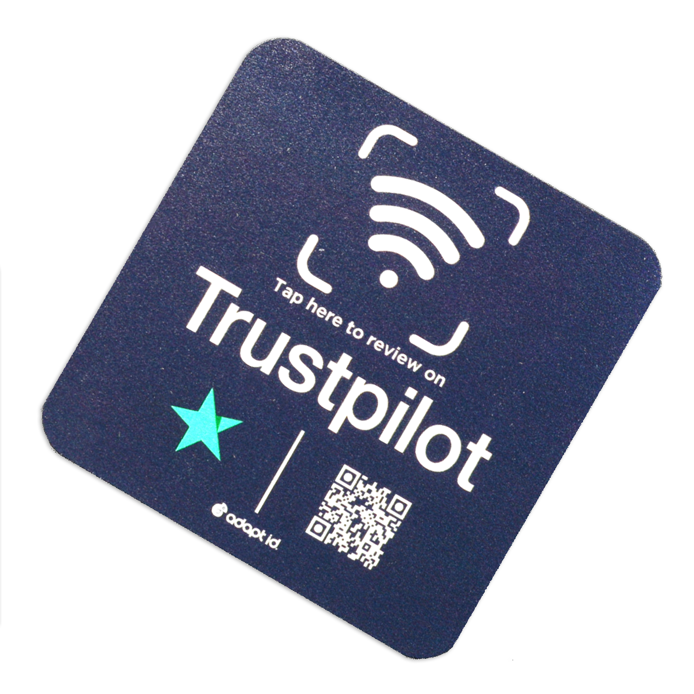 Contactless Trustpilot 100mm Square Foam Board