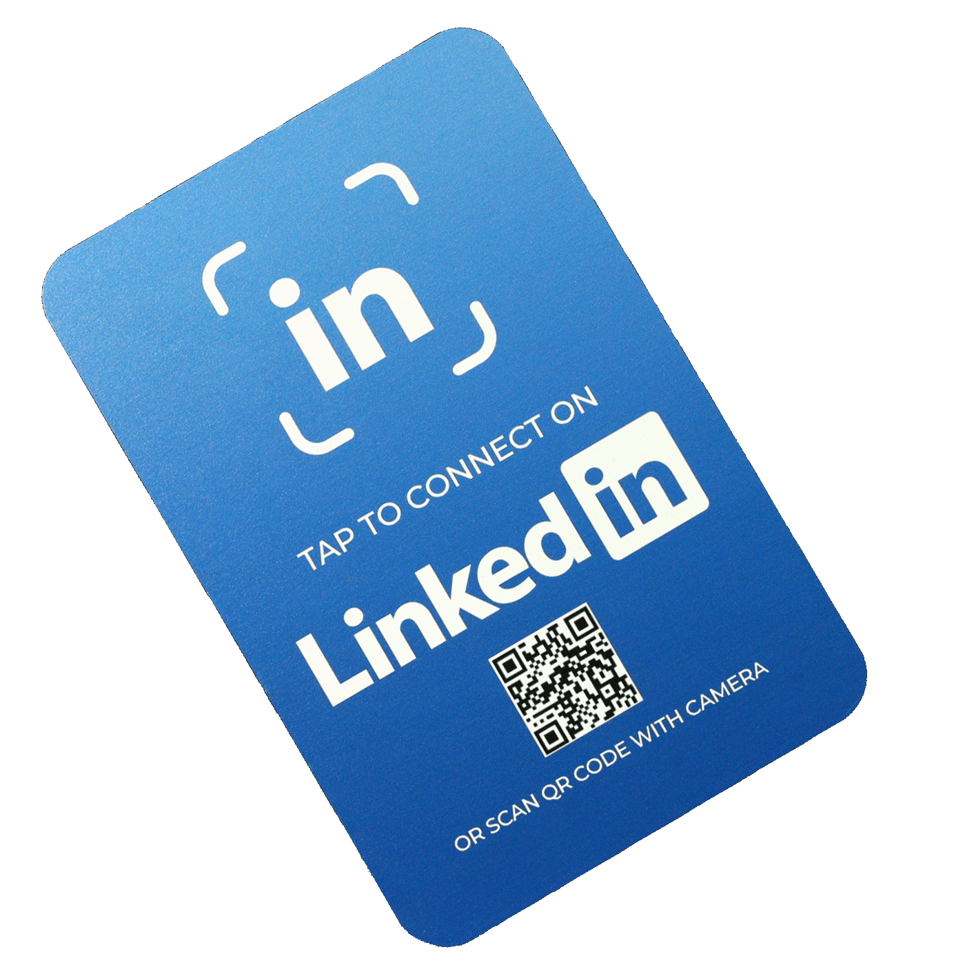 Contactless Linkedin Social Media A6 Sign