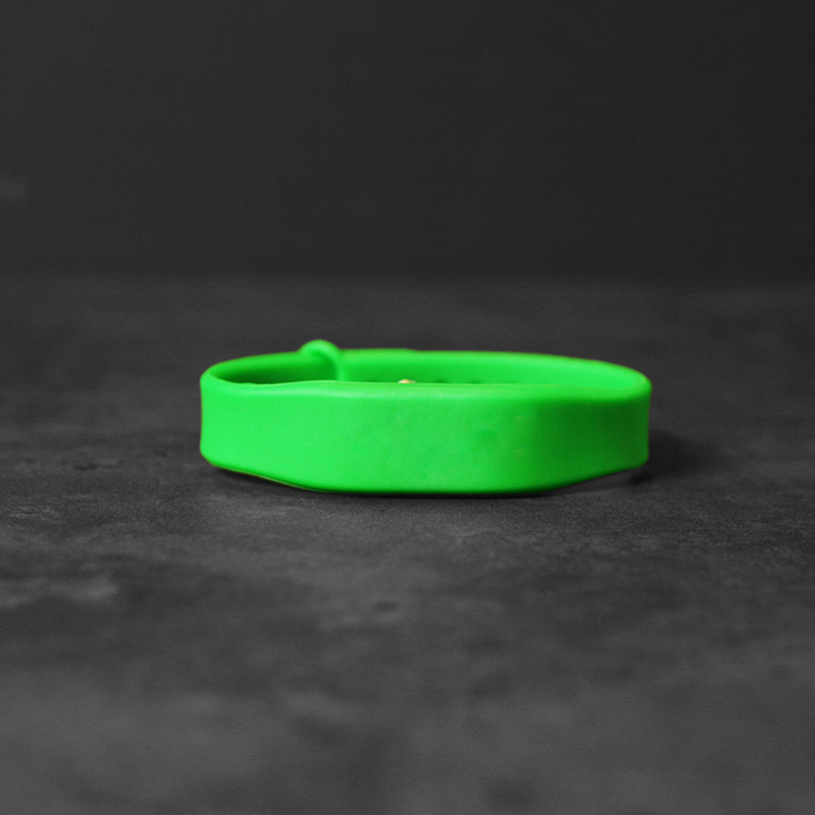 Green NFC Silicone Wristband