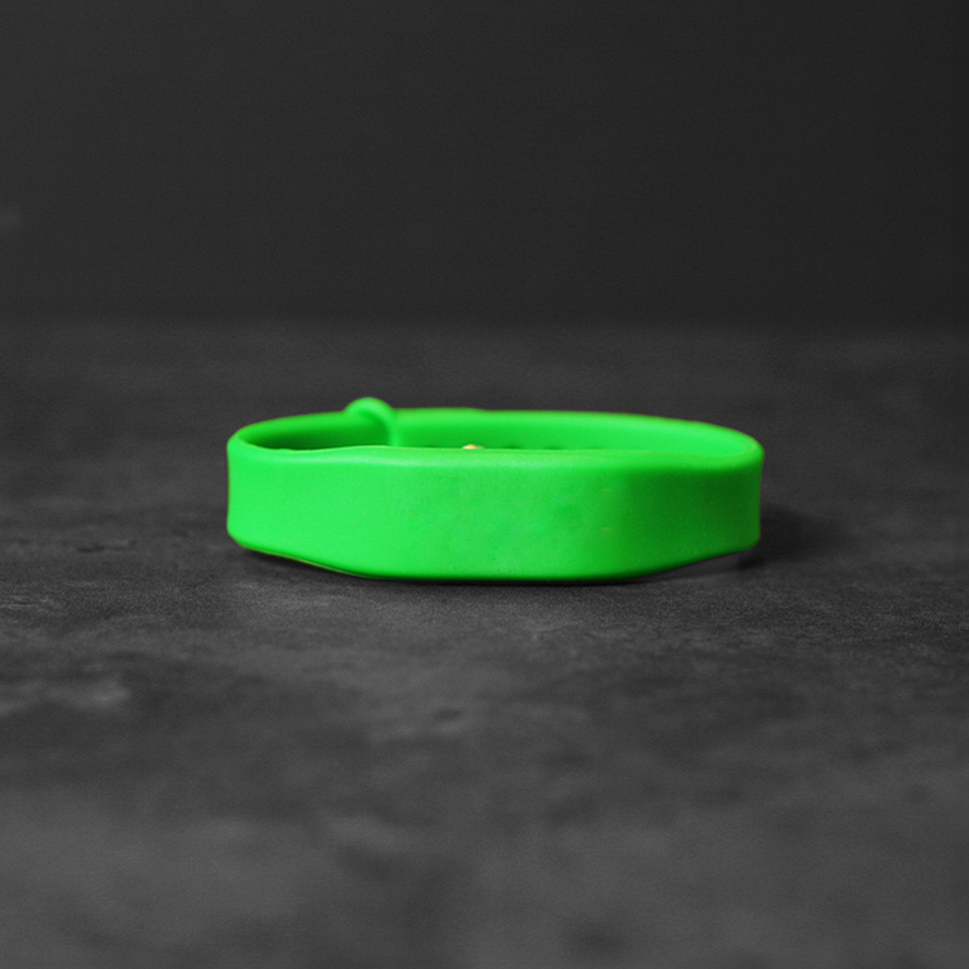 Green NFC Silicone Wristband