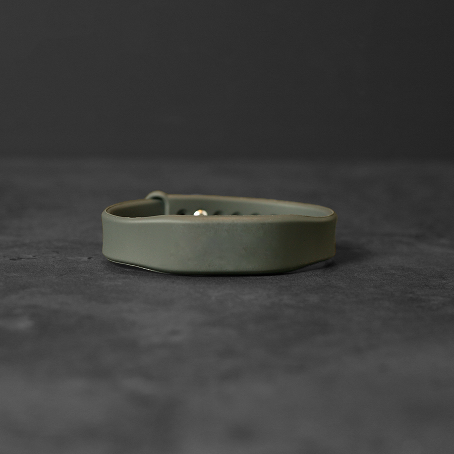 Bespoke Grey NFC Silicone Wristband