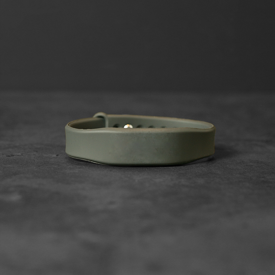 Bespoke Grey NFC Silicone Wristband