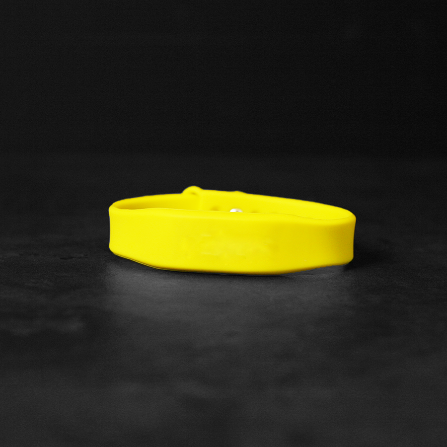 Yellow NFC Silicone Wristband