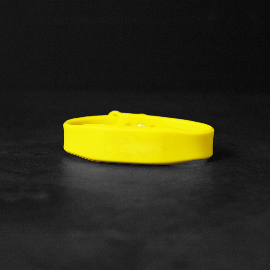 Yellow NFC Silicone Wristband