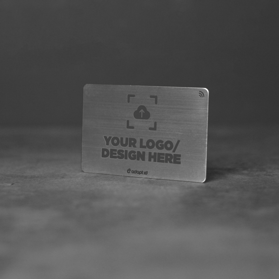 Laser Engraved Stainless Steel NFC Business Card