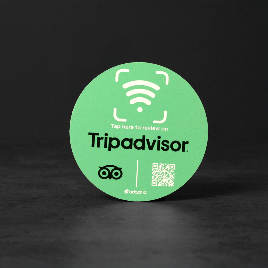 Contactless Tripadvisor Social Media Placemat